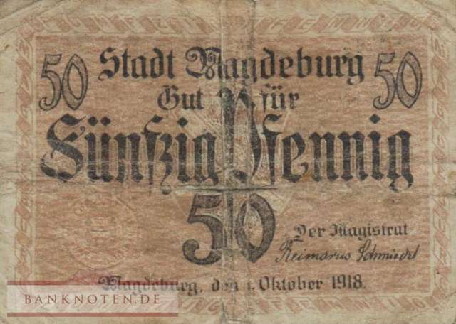 Magdeburg - 50  Pfennig (#VAM002_2b_VG)