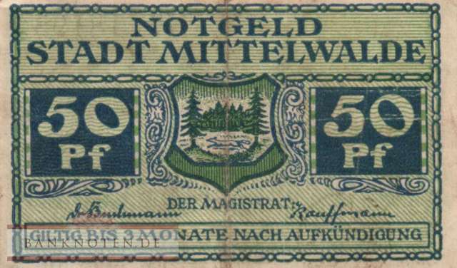 Mittenwalde - 50  Pfennig (#VAM042_1c_VF)