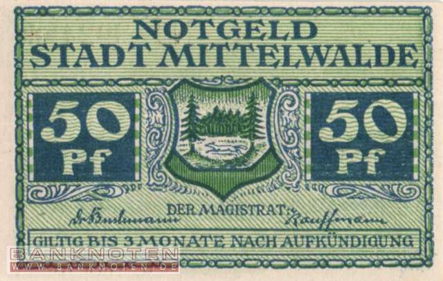 Mittenwalde - 50  Pfennig (#VAM042_1e_UNC)