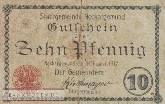Neckargemünd - 10  Pfennig (#VAN006_1a_F)
