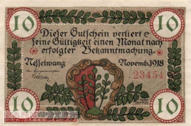 Nesselwang - 10  Pfennig (#VAN009_5a_UNC)