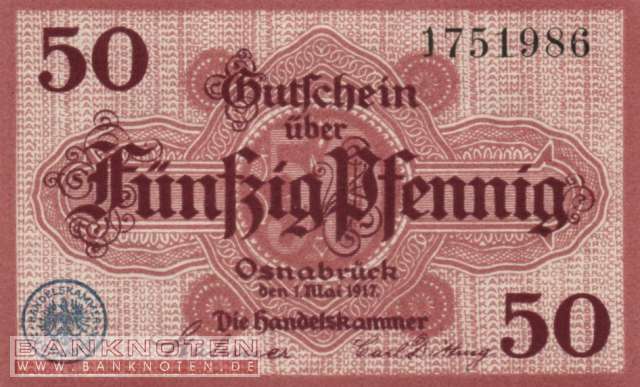 Osnabrück - 50  Pfennig (#VAO026_3f_UNC)