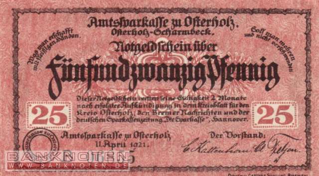 Osterholz - 25  Pfennig (#VAO029_3a_UNC)