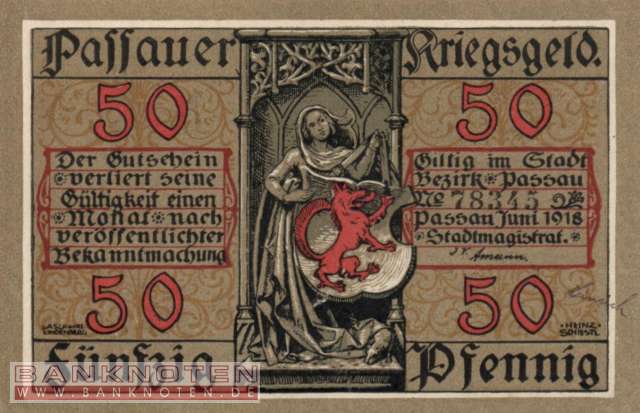 Passau - 50  Pfennig (#VAP007_2b_UNC)