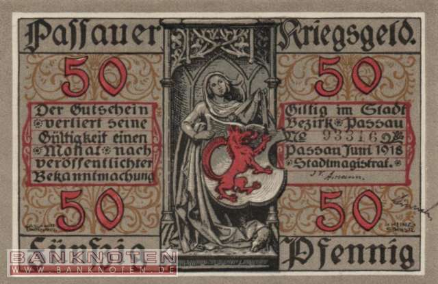 Passau - 50  Pfennig (#VAP007_3_UNC)