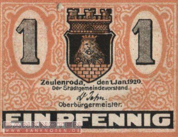 Zeulenroda - 1  Pfennig (#VAZ008_8a_UNC)