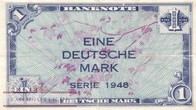 Germany - 1  Deutsche Mark (#WBZ-02_VF)