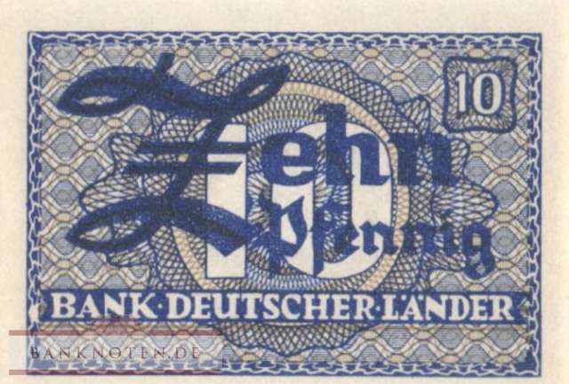 Germany - 10  Pfennig (#WBZ-12b_UNC)