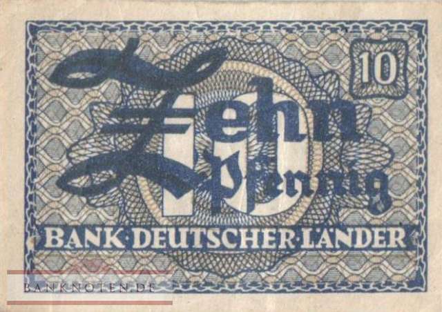 Deutschland - 10  Pfennig (#WBZ-12b_VF)