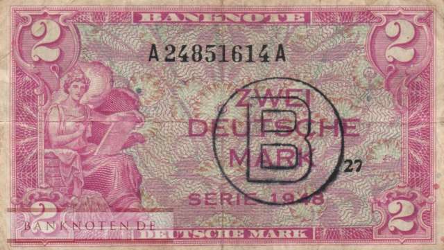 Deutschland - 2  Deutsche Mark (#WBZ-15a_F)