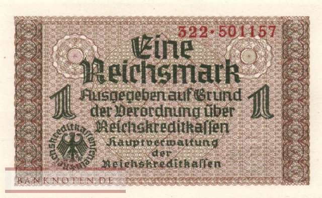 Germany - 1  Reichsmark (#ZWK-002a_UNC)