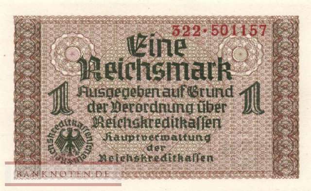 Deutschland - 1  Reichsmark (#ZWK-002a_UNC)