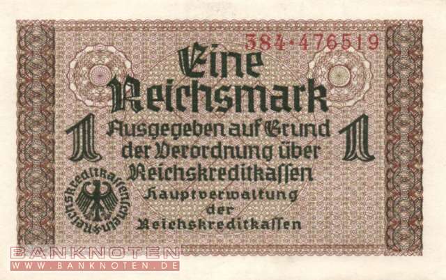 Deutschland - 1  Reichsmark (#ZWK-002a_AU)