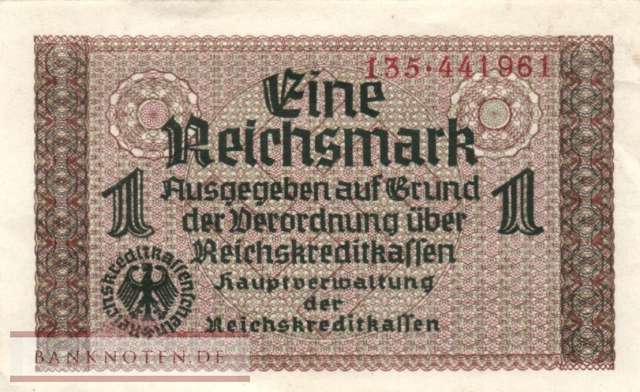 Deutschland - 1  Reichsmark (#ZWK-002a_XF)