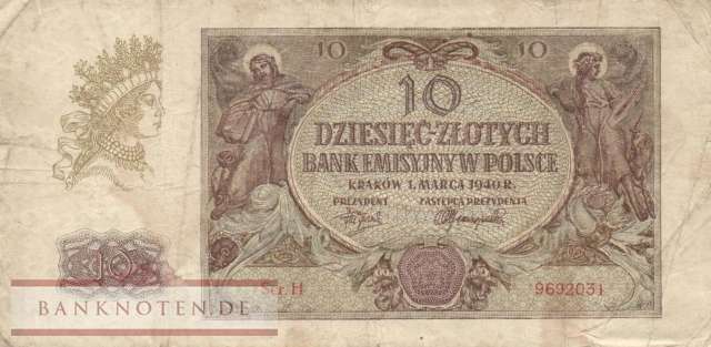 Germany - 10  Zloty (#ZWK-029a_F)