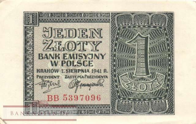 Deutschland - 1  Zloty (#ZWK-034b_AU)