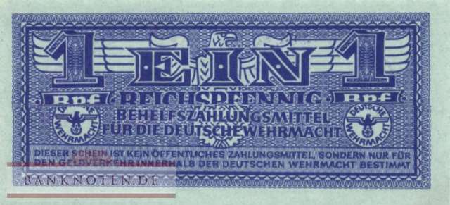 Germany - 1  Reichspfennig (#ZWK-105a_UNC)