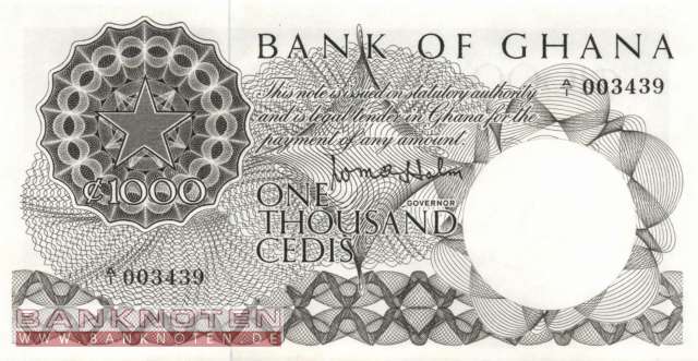 Ghana - 1.000  Cedis (#009Aa_UNC)