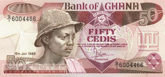 Ghana - 50  Cedis (#025-86_UNC)