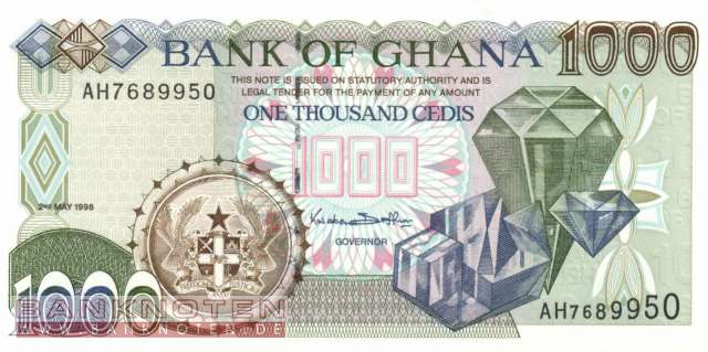 Ghana - 1.000  Cedis (#032c_UNC)