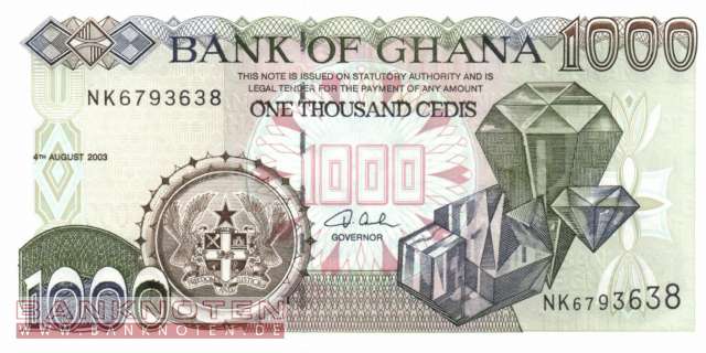 Ghana - 1.000  Cedis (#032i_UNC)