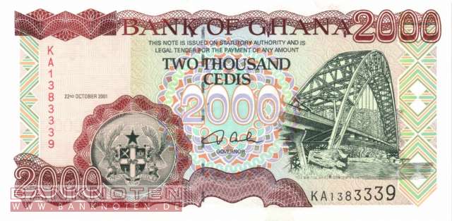 Ghana - 2.000  Cedis (#033f2_UNC)