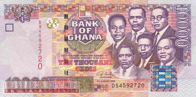 Ghana - 10.000  Cedis (#035b_UNC)