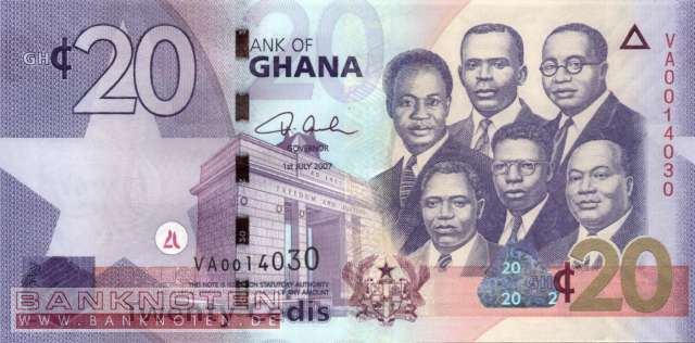 Ghana - 20  Cedis (#040a_UNC)