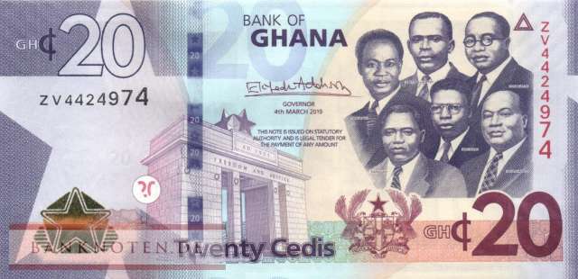 Ghana - 20  Cedis (#048a_UNC)
