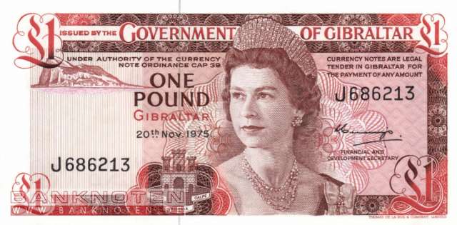 Gibraltar - 1  Pound (#020a_UNC)