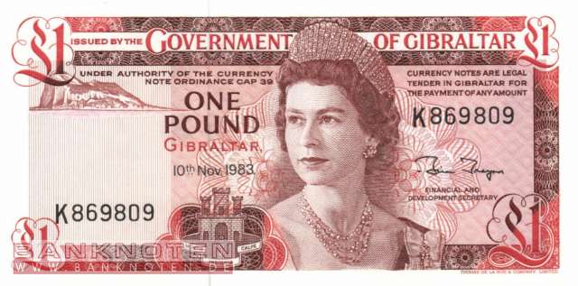 Gibraltar - 1  Pound (#020c_UNC)