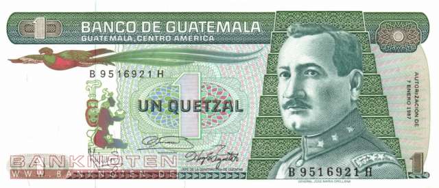 Guatemala - 1  Quetzal (#066-87_UNC)