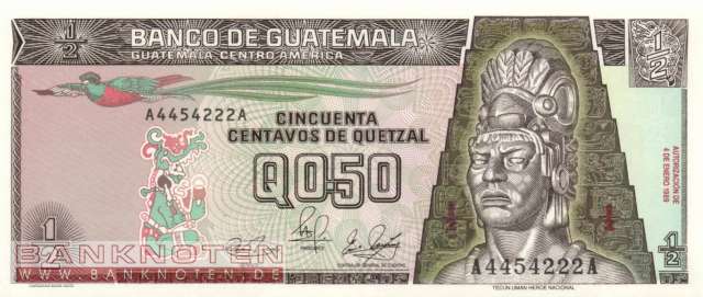 Guatemala - 1/2  Quetzal (#072a_UNC)