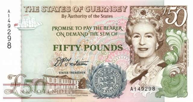 Guernsey - 50  Pounds (#059_UNC)