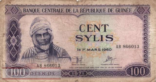 Guinea - 100  Sylis (#019_VG)