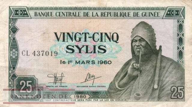Guinea - 25  Sylis (#024a_F)