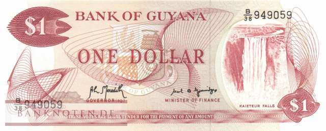 Guyana - 1  Dollar (#021g-U8_UNC)