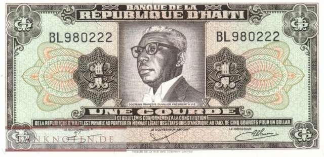 Haiti - 1  Gourde (#239_UNC)