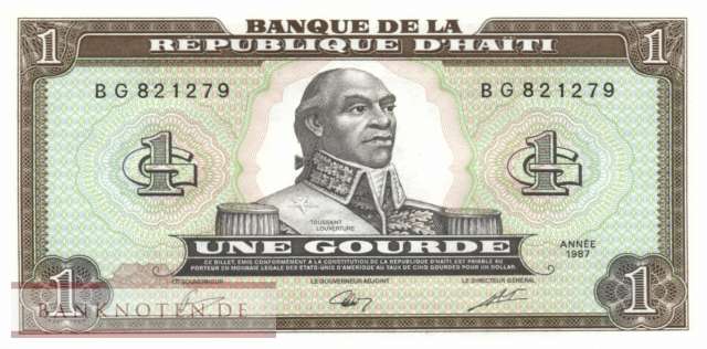 Haiti - 1  Gourde (#245a_UNC)
