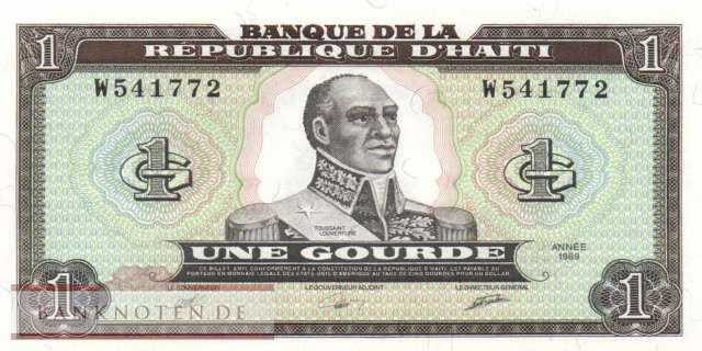 Haiti - 1  Gourde (#253a-1_UNC)