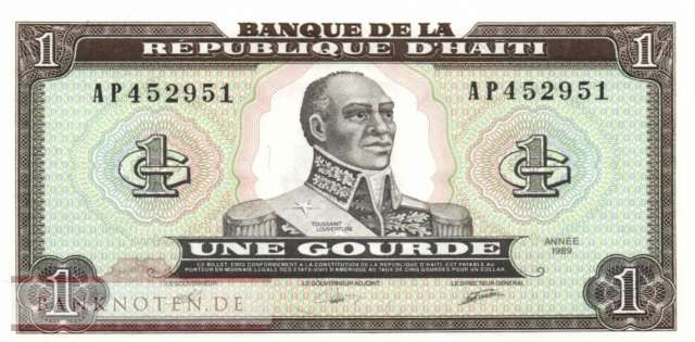 Haiti - 1  Gourde (#253a-2_UNC)