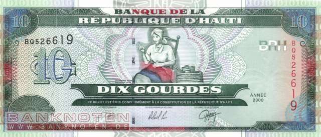 Haiti - 10  Gourdes (#265a-2_UNC)