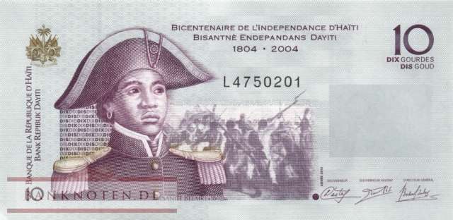 Haiti - 10  Gourdes (#272e_UNC)