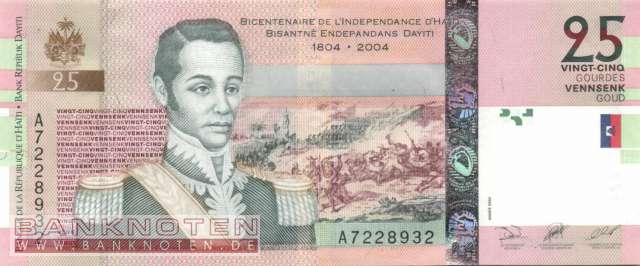 Haiti - 25  Gourdes (#273a_UNC)