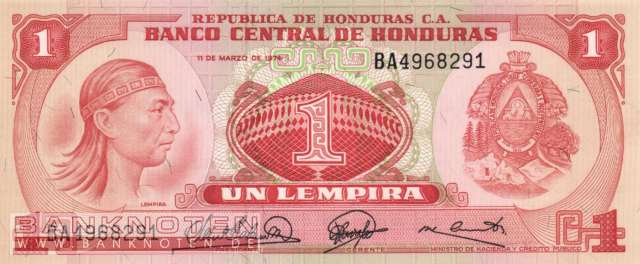 Honduras - 1  Lempira (#058_UNC)