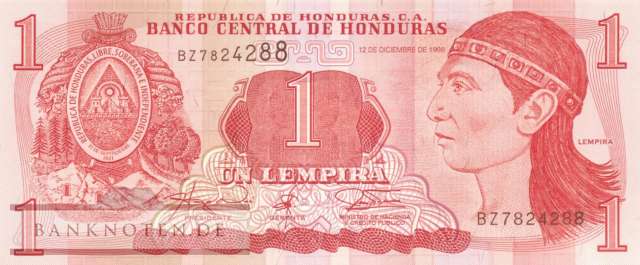 Honduras - 1  Lempira (#079a_UNC)