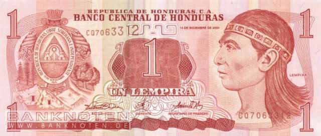 Honduras - 1  Lempira (#084a_UNC)