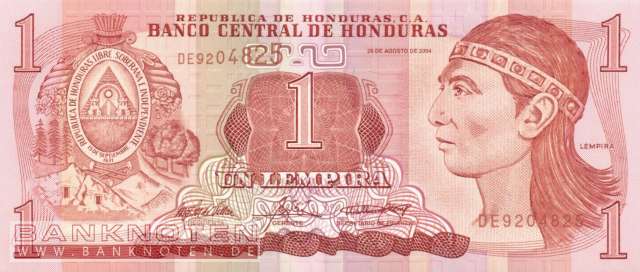 Honduras - 1  Lempira (#084d_UNC)