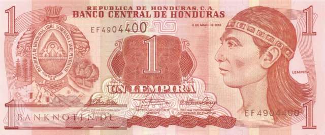 Honduras - 1  Lempira (#089b_UNC)