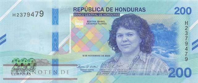 Honduras - 200  Lempiras (#114_UNC)